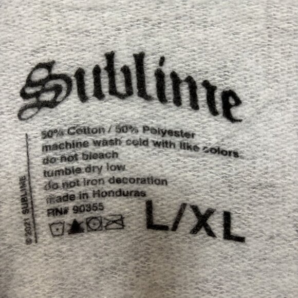 Sublime 40 oz to Freedom Rock Band Oversized Crewneck Sweater L/XL - Picture 4 of 4